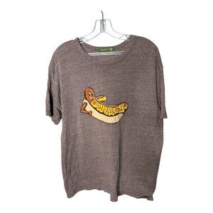 Alternative Earth brown Lollapalooza Weiner Tee size XL